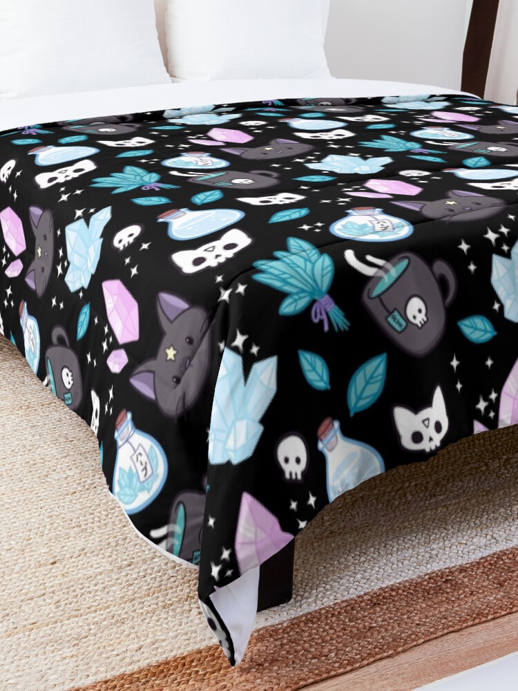 Alternate view of Herb Witch // Black Comforter