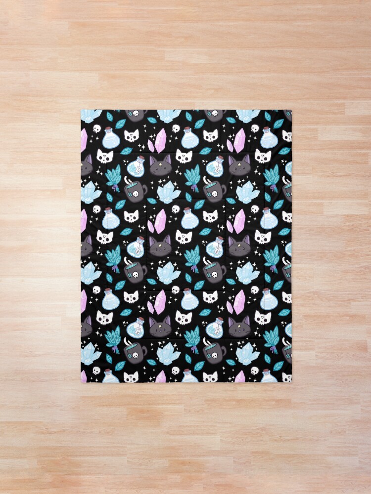 Alternate view of Herb Witch // Black Comforter