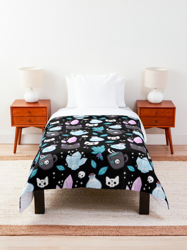 Alternate view of Herb Witch // Black Comforter