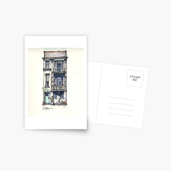 Item preview, Art Nouveau Facade Antwerp Belgium designed and sold by Gregg Brown.