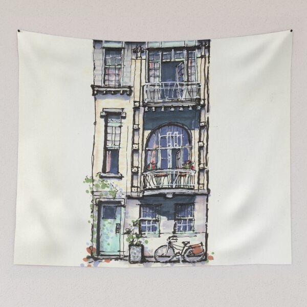 Item preview, Art Nouveau Facade Antwerp Belgium designed and sold by Gregg Brown.
