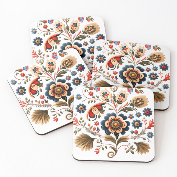 Item preview, Slovak Folklore Flowers designed and sold by TessDesignStore.