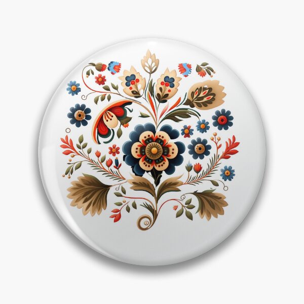 Item preview, Slovak Folklore Flowers designed and sold by TessDesignStore.