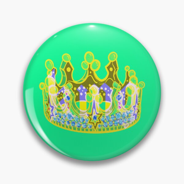 Item preview, KINGS CROWN SEA FOAM GREEN designed and sold by GIVENGRACE.ART.