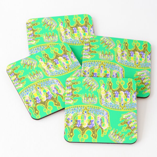 Item preview, KINGS CROWN SEA FOAM GREEN designed and sold by GIVENGRACE.ART.