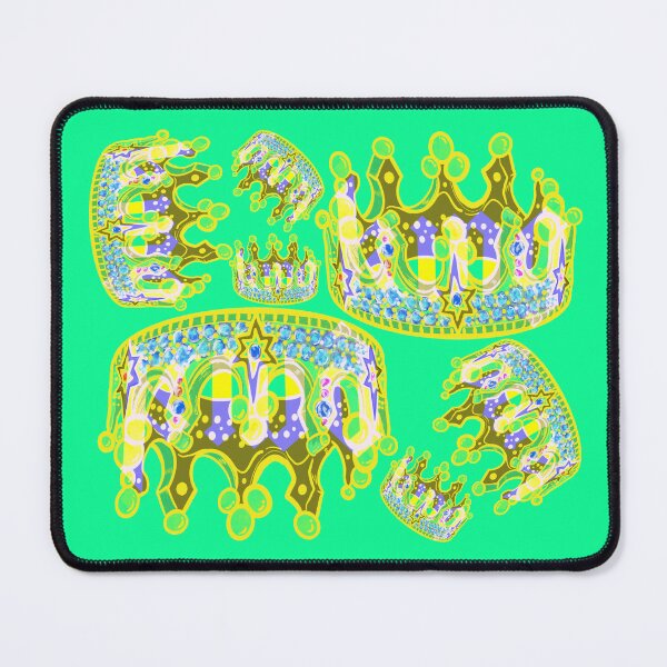 Item preview, KINGS CROWN SEA FOAM GREEN designed and sold by GIVENGRACE.ART.