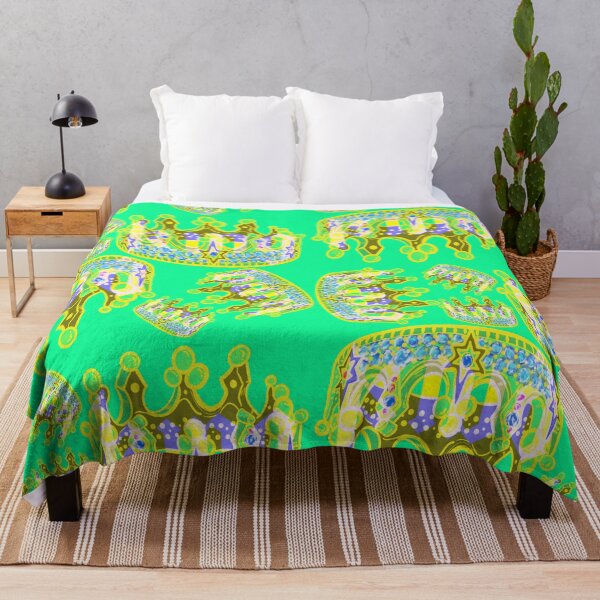 Item preview, KINGS CROWN SEA FOAM GREEN designed and sold by GIVENGRACE.ART.