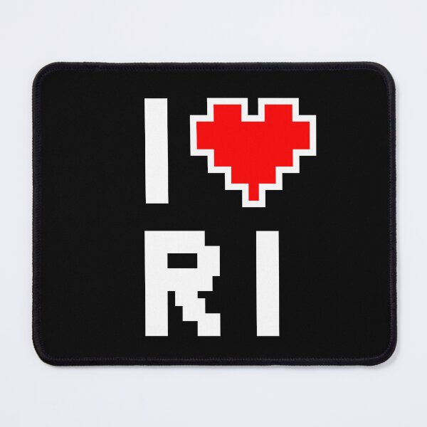 Item preview, I Love Rhode Island - Pixel heart for Rhode Islander gamer designed and sold by abowersock.