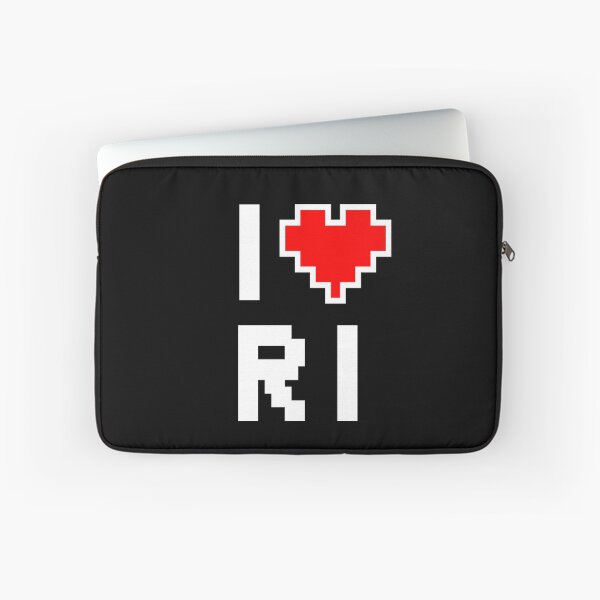Item preview, I Love Rhode Island - Pixel heart for Rhode Islander gamer designed and sold by abowersock.