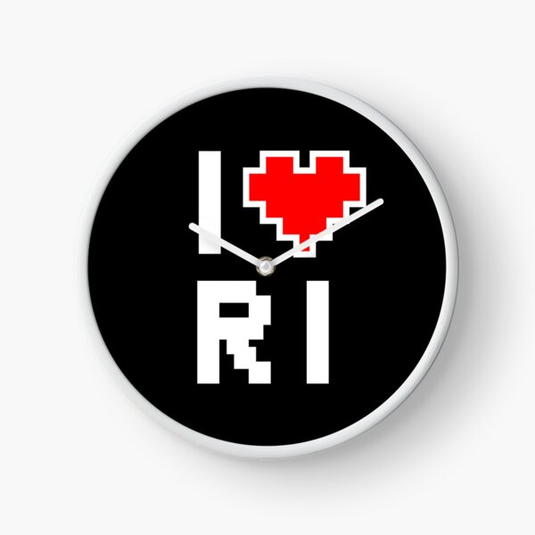 Item preview, I Love Rhode Island - Pixel heart for Rhode Islander gamer designed and sold by abowersock.