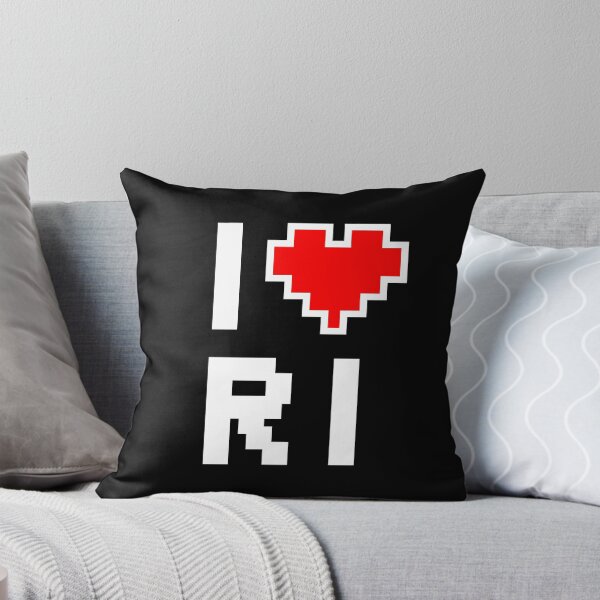 Item preview, I Love Rhode Island - Pixel heart for Rhode Islander gamer designed and sold by abowersock.