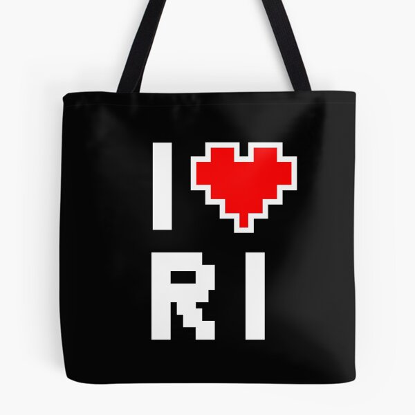 Item preview, I Love Rhode Island - Pixel heart for Rhode Islander gamer designed and sold by abowersock.