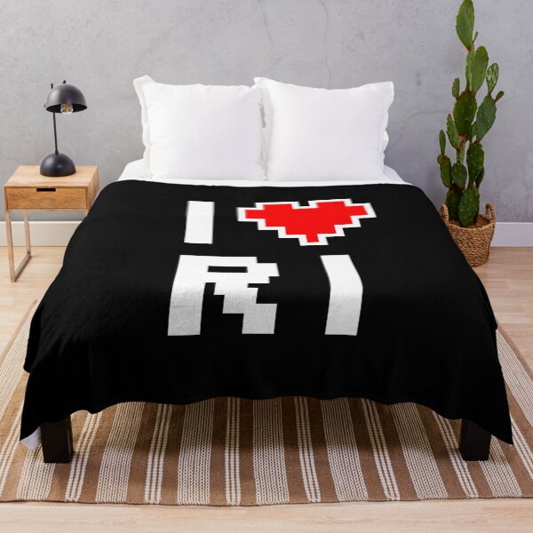 Item preview, I Love Rhode Island - Pixel heart for Rhode Islander gamer designed and sold by abowersock.