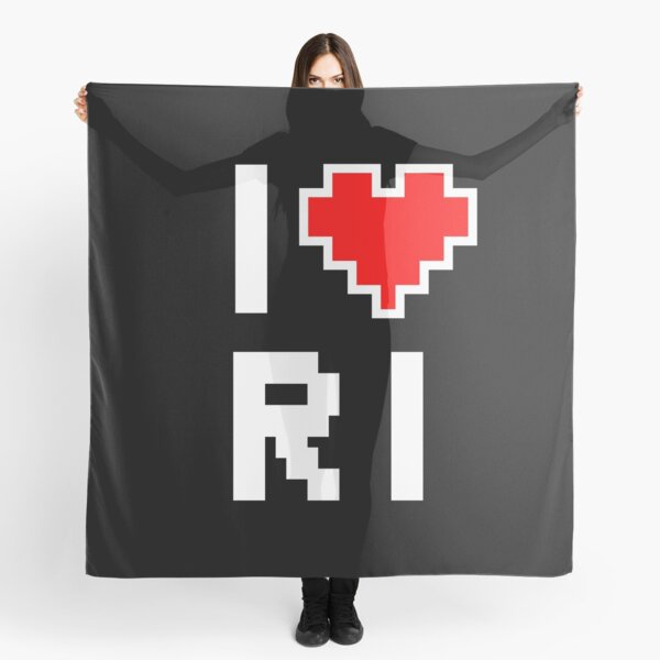Item preview, I Love Rhode Island - Pixel heart for Rhode Islander gamer designed and sold by abowersock.