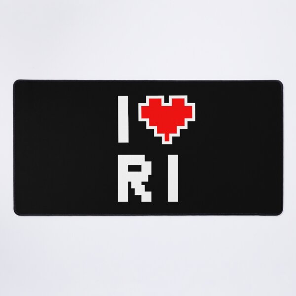 Item preview, I Love Rhode Island - Pixel heart for Rhode Islander gamer designed and sold by abowersock.
