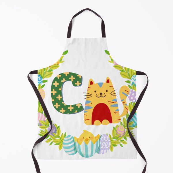 Item preview, Cat miaw -Cute Cat|Letter C - Easter designed and sold by Luckangel.