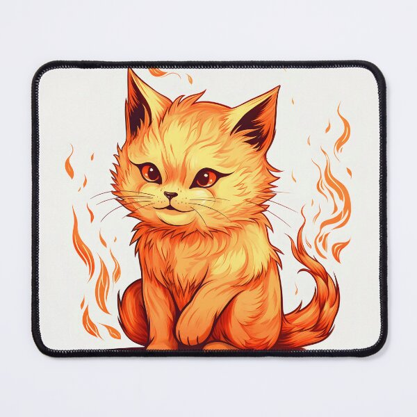Item preview, Flaming kitten designed and sold by Elvinion.