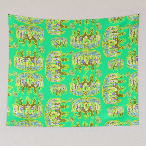 Item preview, QUEENS CROWN SEA FOAM GREEN designed and sold by GIVENGRACE.ART.