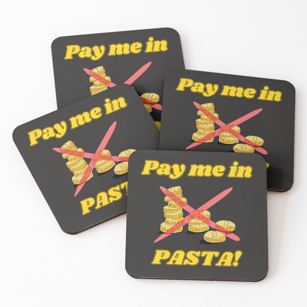 Item preview, Pay Me In Pasta designed and sold by ArtisShops.