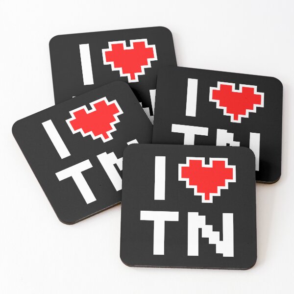 Item preview, I Love Tennessee - Pixel heart for TN gamer designed and sold by abowersock.