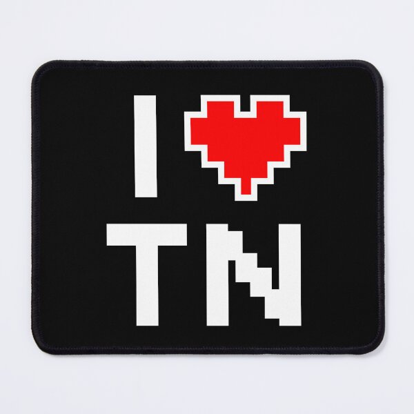 Item preview, I Love Tennessee - Pixel heart for TN gamer designed and sold by abowersock.