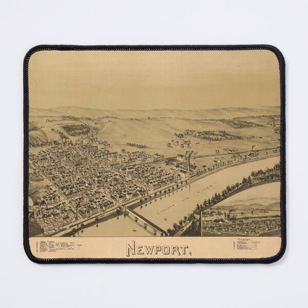 Item preview, Newport, Pennsylvania (1895) designed and sold by allhistory.