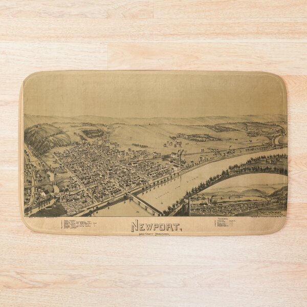 Item preview, Newport, Pennsylvania (1895) designed and sold by allhistory.
