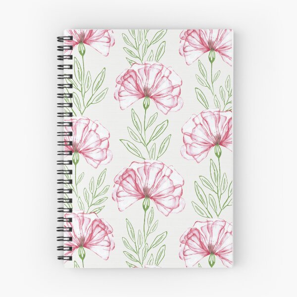 Item preview, Watercolor floral pattern in pink designed and sold by Katj-A-Studio.