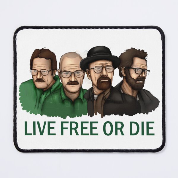 Item preview, Breaking bad live free or die heisenberg designed and sold by somi3art.