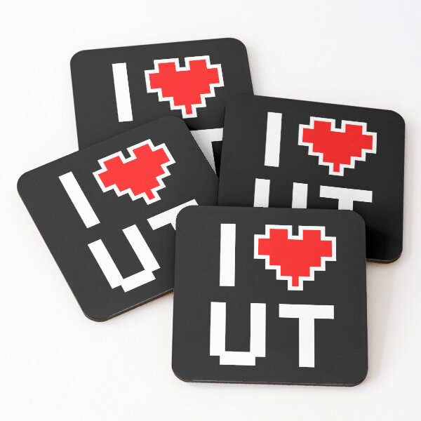 Item preview, I Love Utah - Pixel heart for UT gamer designed and sold by abowersock.