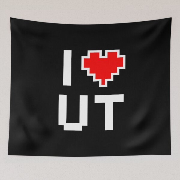 Item preview, I Love Utah - Pixel heart for UT gamer designed and sold by abowersock.