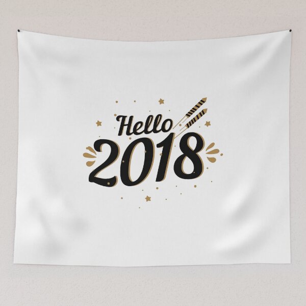 Item preview, Hello 2018 New Years Eve  designed and sold by Seas Wanda.