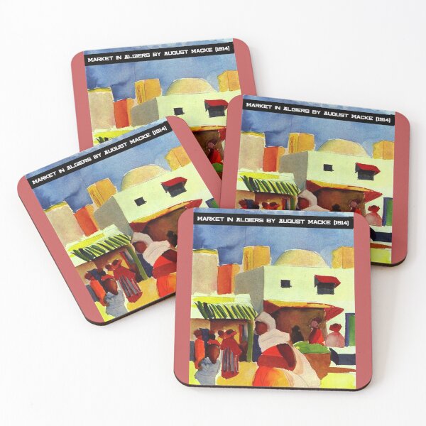 Item preview, Market in Algiers by August Macke (1914) designed and sold by mturns57.