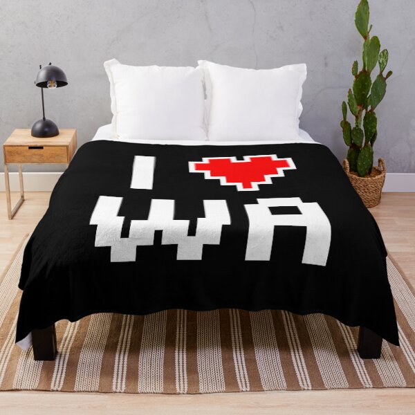 Item preview, I Love Washington - Pixel heart for WA gamer designed and sold by abowersock.