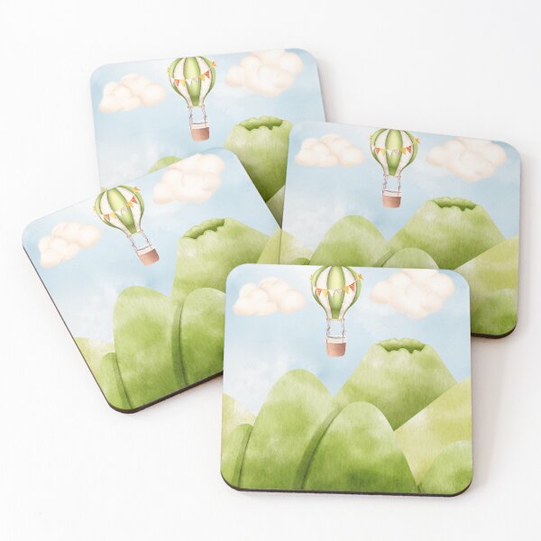 Item preview, mountains balloon trip designed and sold by AgnesTemplates.
