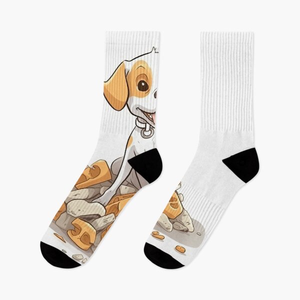 Item preview, Muddy Paws: Cute Cartoon Dog Painting designed and sold by Paintings By Simon .