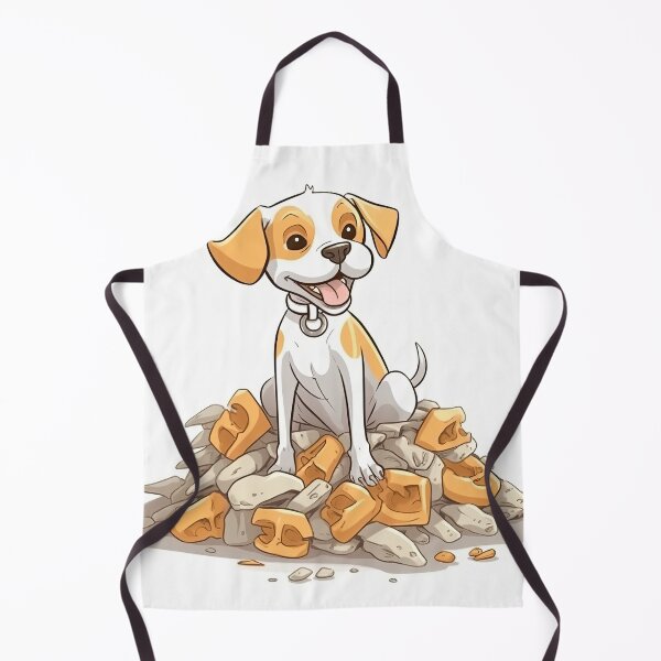 Item preview, Muddy Paws: Cute Cartoon Dog Painting designed and sold by Paintings By Simon .