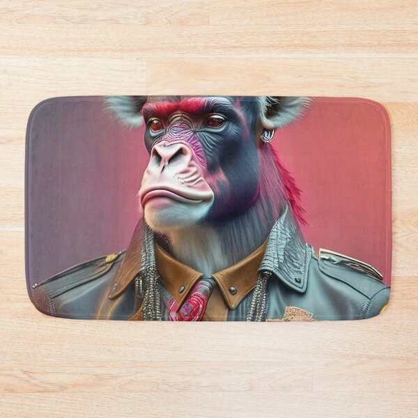 Item preview, Surreal Jungle Officer: Half Monkey Half Deer in Uniform designed and sold by artmanikin.
