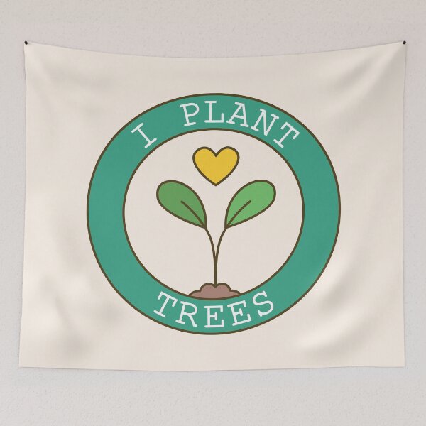 Item preview, I plant trees, Tree Planting for Environmental Restoration designed and sold by SweetLog.