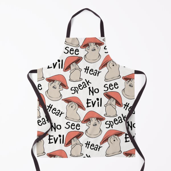 Item preview, See no Evil, Speak No Evil, Hear no Evil Red Mushrooms designed and sold by CreativeDraws42.