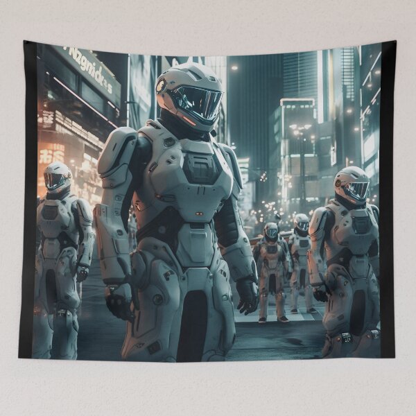 Item preview, Step into the Future with Our Cybernetic Soldiers and Futuristic Robot designed and sold by CreationP.
