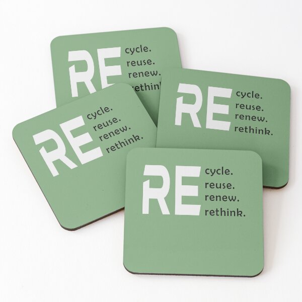 Item preview, recycle reuse renew rethink designed and sold by HamzaAD02.