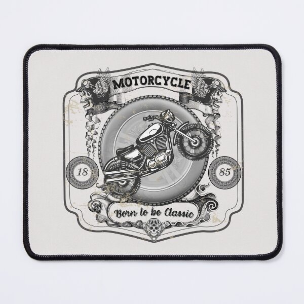 Item preview, motorcycle in retro style designed and sold by PositiveIdeas.