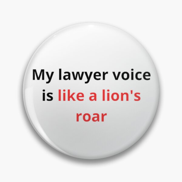 Item preview, Hear Me Roar: My Lawyer Voice is Powerful! designed and sold by Licantropo.