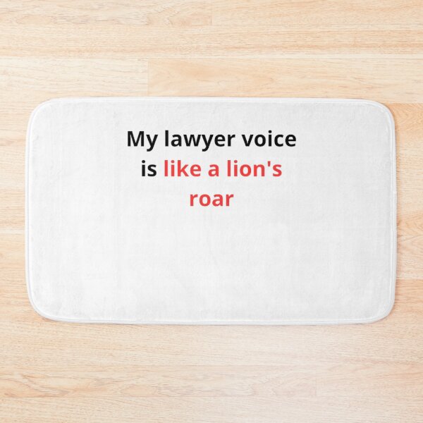 Item preview, Hear Me Roar: My Lawyer Voice is Powerful! designed and sold by Licantropo.