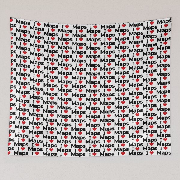 Item preview, I love Maps designed and sold by Moyanana.