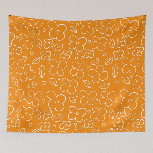 Item preview, orange flowers designed and sold by KarineGiffoni.