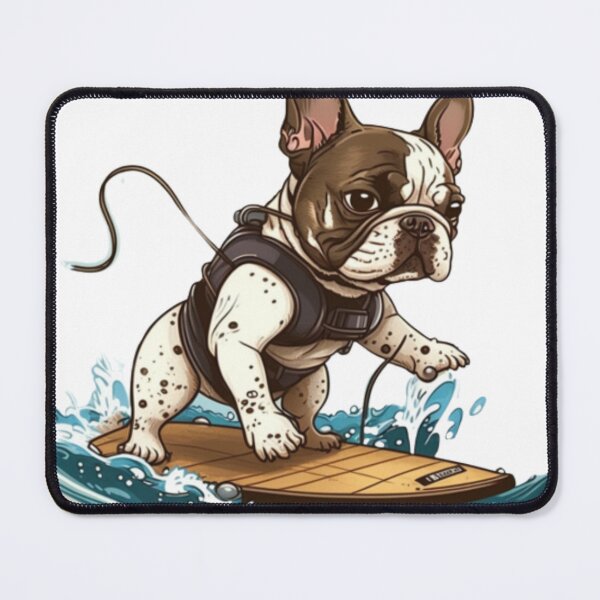 Item preview, Frenchie the Wakeboarder French Bulldog designed and sold by PetsEnough.