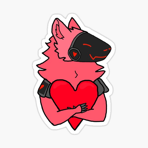 Doodle Love Protogens <3 Magnet for Sale by Fursumi