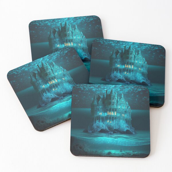 Item preview, Bioluminescent Underwater Palace designed and sold by Solace Sparkles.